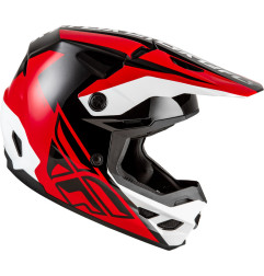 Casque FLY RACING Kinetic Crest - rouge/noir/blanc