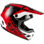 FLY RACING Kinetic Crest Helm - Rot/Schwarz/Weiß FLY RACING Kinetic Crest Helm - Rot/Schwarz/Weiß