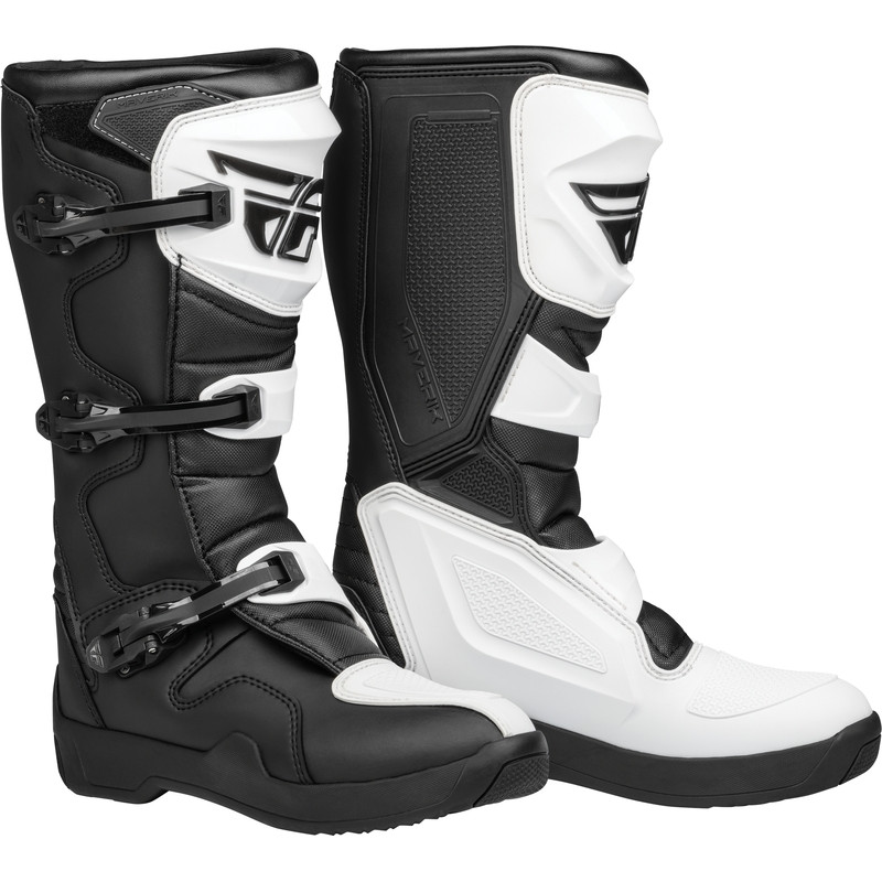 FLY RACING Maverik LT Boots - White/Black FLY RACING Maverik LT Boots - White/Black