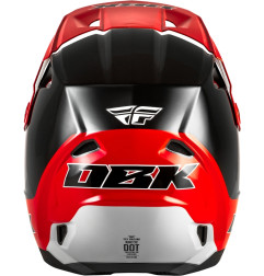FLY RACING Kinetic Special Edition DBK Helmet - Black/Red/Grey