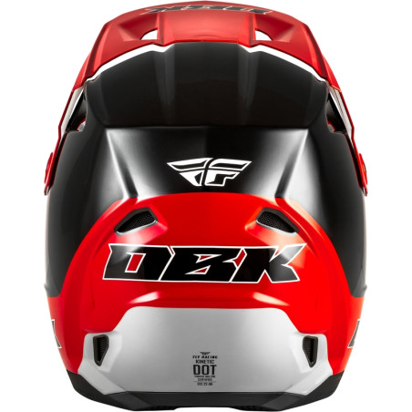 FLY RACING Kinetic Special Edition DBK Helmet - Black/Red/Grey