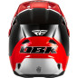 FLY RACING Kinetic Special Edition DBK Helm - Schwarz/Rot/Grau