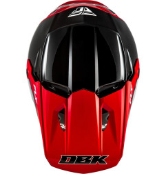 FLY RACING Kinetic Special Edition DBK Helm - Schwarz/Rot/Grau