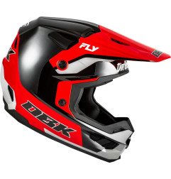 Casque FLY RACING Kinetic Special Edition DBK - noir/rouge/gris