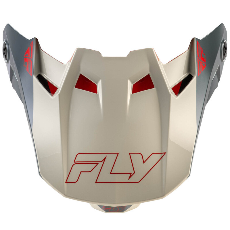 Visera FLY RACING Formula CC Glide - negro/rojo/gris Visera FLY RACING Formula CC Glide - negro/rojo/gris