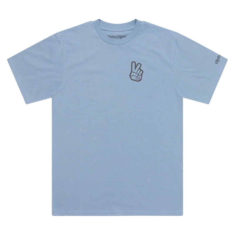 TROY LEE DESIGNS Peace Out T-Shirt - Rauchblau
