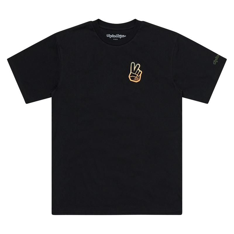 TROY LEE DESIGNS Peace Out T-Shirt - Black - size 2XL