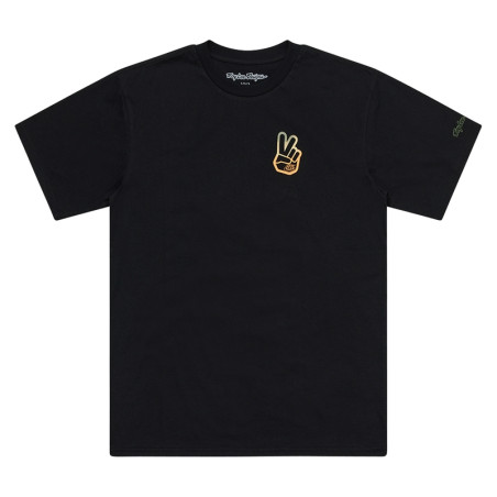 T-Shirt TROY LEE DESIGNS Peace Out - noir