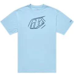 T-Shirt TROY LEE DESIGNS Badge - Dawn Blue