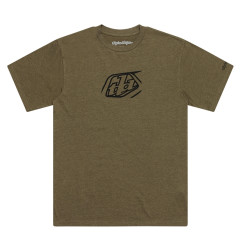 TROY LEE DESIGNS Badge T-Shirt - Oliv Meliert