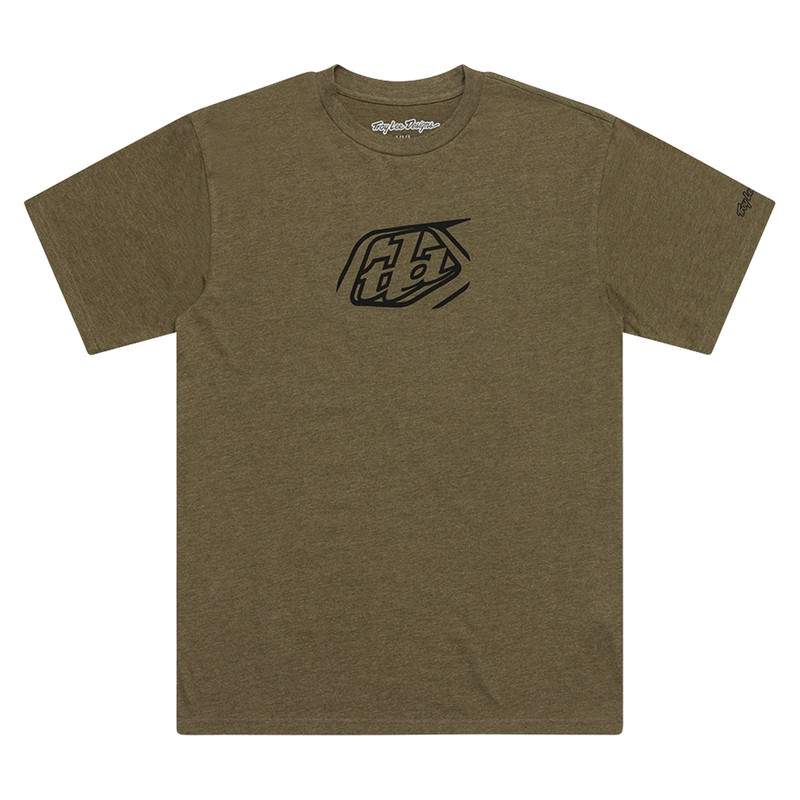T-Shirt TROY LEE DESIGNS Badge - Olive Heater - taille S