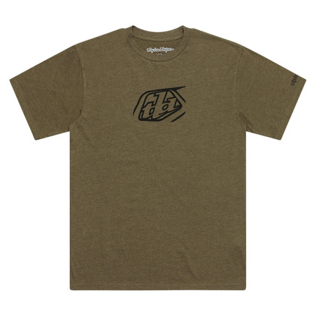 T-Shirt TROY LEE DESIGNS Badge - Olive Heater