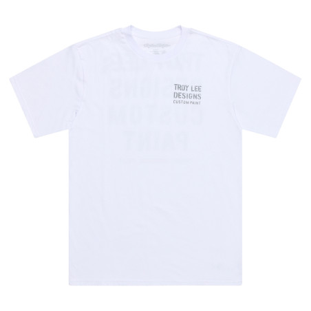 T-Shirt TROY LEE DESIGNS Paint Shop - blanc