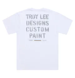 T-Shirt TROY LEE DESIGNS Paint Shop - blanc