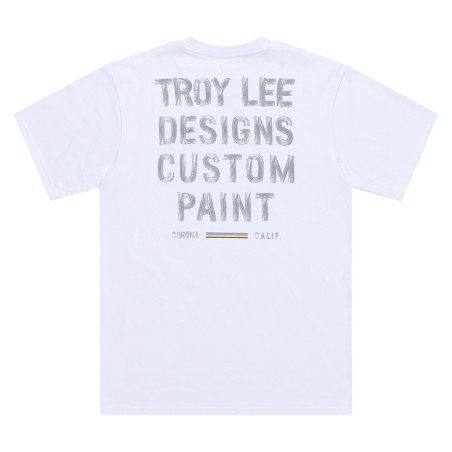 Camiseta TROY LEE DESIGNS Paint Shop - blanco