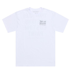 T-Shirt TROY LEE DESIGNS Paint Shop - blanc