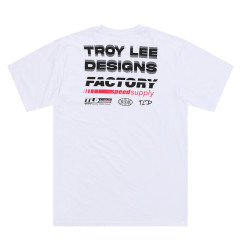 Camiseta TROY LEE DESIGNS Factory - blanco - talla 2XL