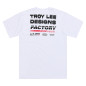 T-Shirt TROY LEE DESIGNS Factory - blanc - taille 2XL