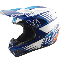 Casco TROY LEE DESIGNS GP Pro Mips - Segment azul/blanco