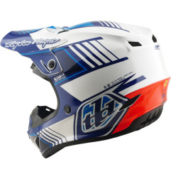 TROY LEE DESIGNS GP Pro Mips Helm - Segment Blau/Weiß