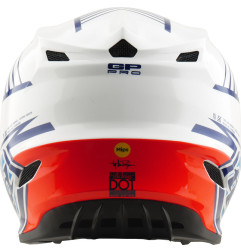 Casque TROY LEE DESIGNS GP Pro Mips - Segment bleu/blanc