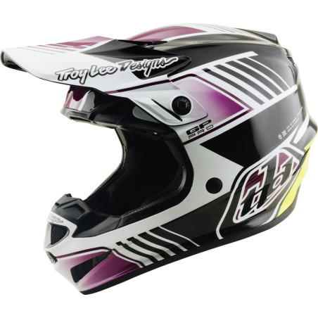 Casco TROY LEE DESIGNS GP Pro Mips - Segment negro/violeta
