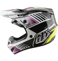 Casco TROY LEE DESIGNS GP Pro Mips - Segment negro/violeta