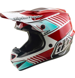 Casco TROY LEE DESIGNS GP Pro Mips - Segment rojo/blanco