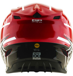 TROY LEE DESIGNS GP Pro Mips Helm - Segment Rot/Weiß