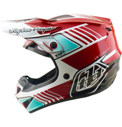 TROY LEE DESIGNS GP Pro Mips Helmet - Segment Red/White