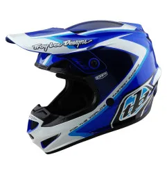 TROY LEE DESIGNS GP Shutter Helmet - Blue/White