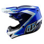 Casco TROY LEE DESIGNS GP Shutter - Azul/Blanco - talla 2XL