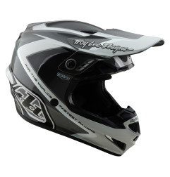 Casque TROY LEE DESIGNS GP Shutter - gris/blanc - taille 2XL