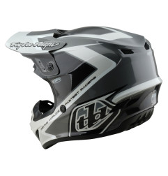 Casque TROY LEE DESIGNS GP Shutter - gris/blanc