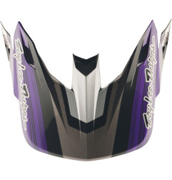 TROY LEE DESIGNS SE5 Carbon Stripes Helmschirm - Schwarz/Lila
