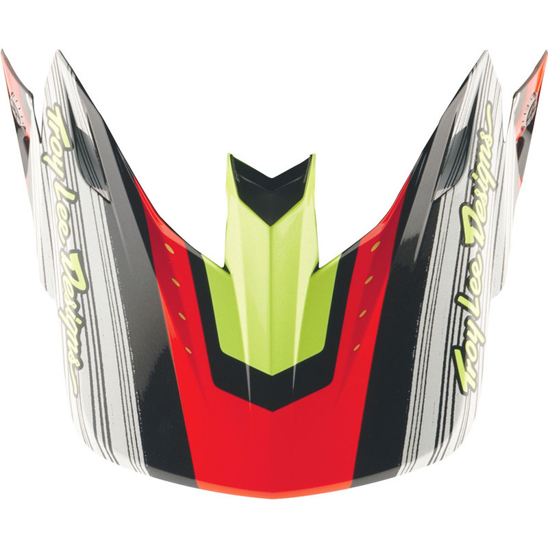 Visera TROY LEE DESIGNS SE5 Composite Stripes - noir/Infra Red