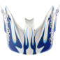 TROY LEE DESIGNS SE5 Composite Helmschirm Torched - Blau TROY LEE DESIGNS SE5 Composite Helmschirm Torched - Blau