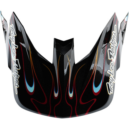 TROY LEE DESIGNS SE5 Carbon Peak Torched - Black/rouge