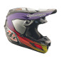 TROY LEE DESIGNS SE5 Carbon Stripes Helm – Schwarz/Violett - Größe XL