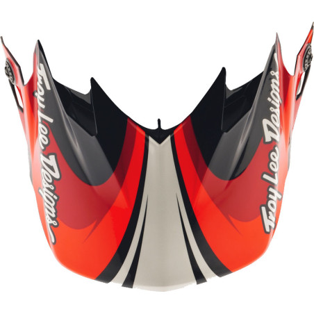 Visera TROY LEE DESIGNS GP Pro Crossover - negro/rojo