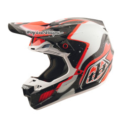 Casco TROY LEE DESIGNS SE5 Carbon Membrane - Negro/Rojo