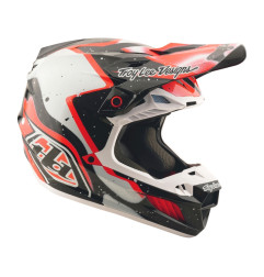 Casco TROY LEE DESIGNS SE5 Carbon Membrane - Negro/Rojo