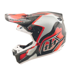 TROY LEE DESIGNS SE5 Carbon Membran Helm – Schwarz/Rot
