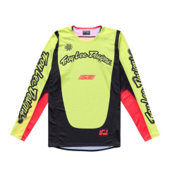 Maillot TROY LEE DESIGNS SE Pro Roam - jaune fluo