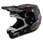 TROY LEE DESIGNS SE5 Carbon Torched Helmet - Black/Red TROY LEE DESIGNS SE5 Carbon Torched Helmet - Black/Red