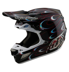 TROY LEE DESIGNS SE5 Carbon Torched Helmet - Black/Red