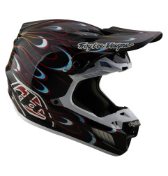 TROY LEE DESIGNS SE5 Carbon Torched Helmet - Black/Red