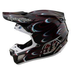 TROY LEE DESIGNS SE5 Carbon Torched Helmet - Black/Red