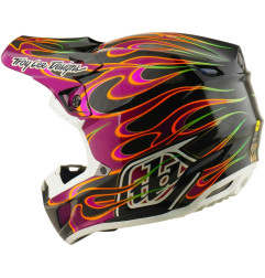 TROY LEE DESIGNS SE5 Carbon Mips Helmet - Torched Black/Violet