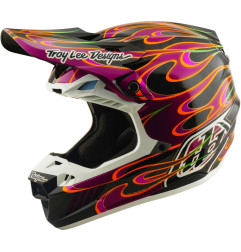 Casque TROY LEE DESIGNS SE5 Carbon Mips - Torched noir/violet